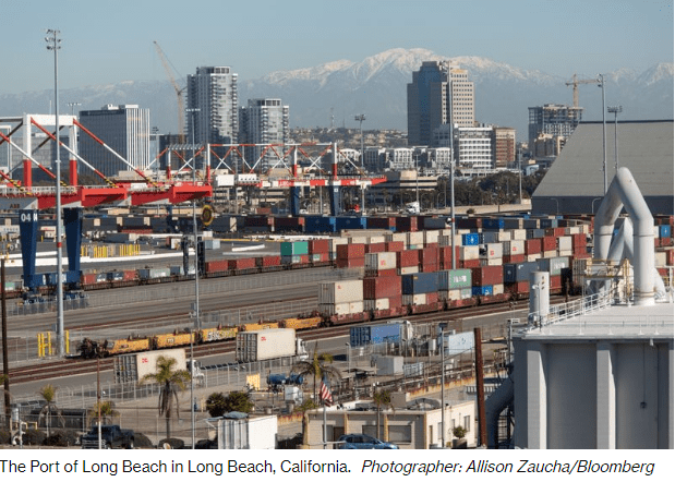 long beach, california port