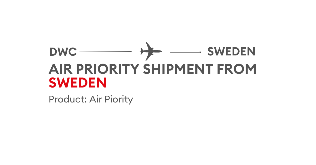 Air Shipment from Sweden