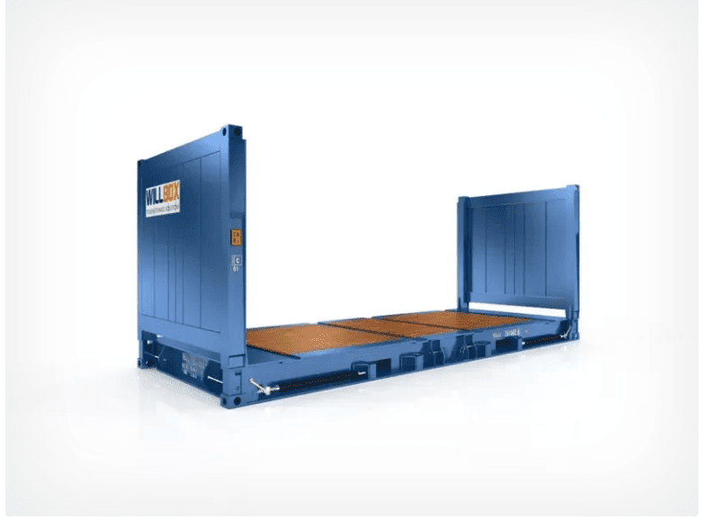 flat rack container