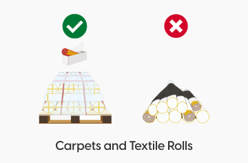 Carpets and textile Rolls