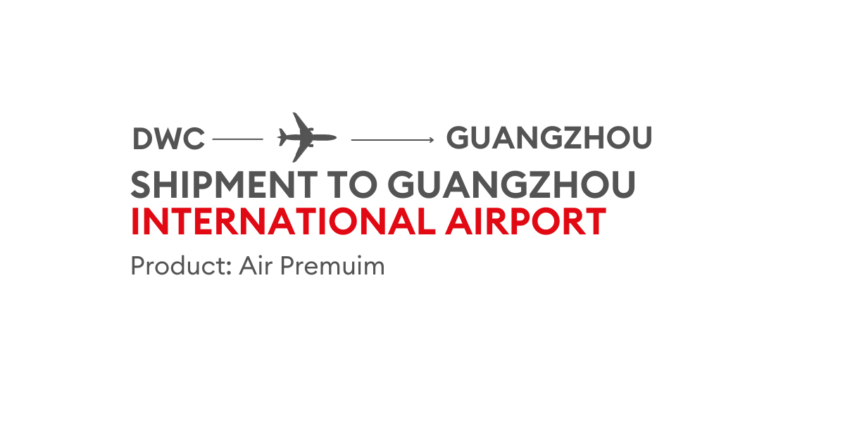 Air Shipment to Guangzhou International Airport