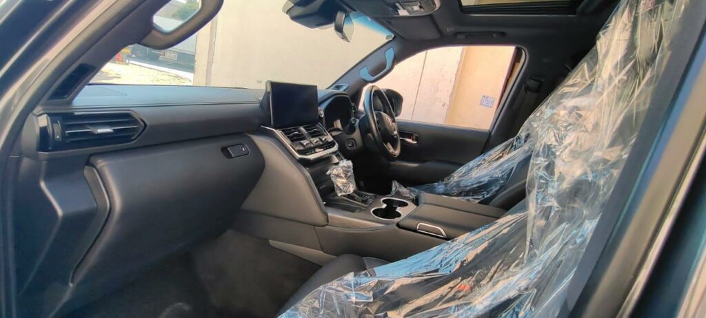 internal view of car