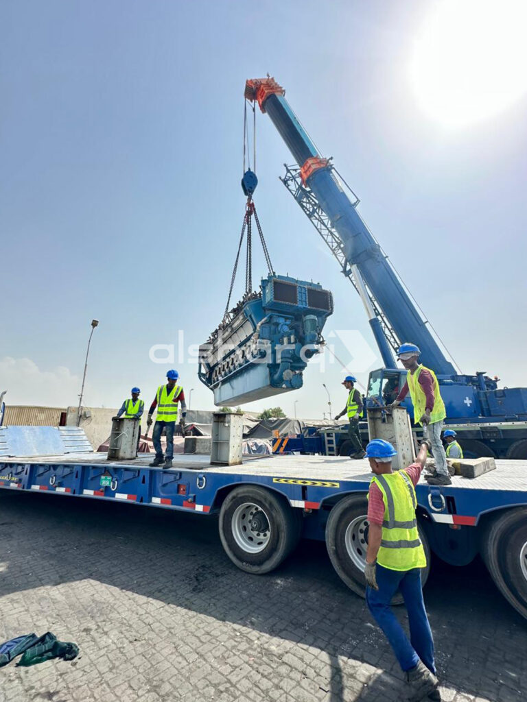 cranes and handling equipment.
