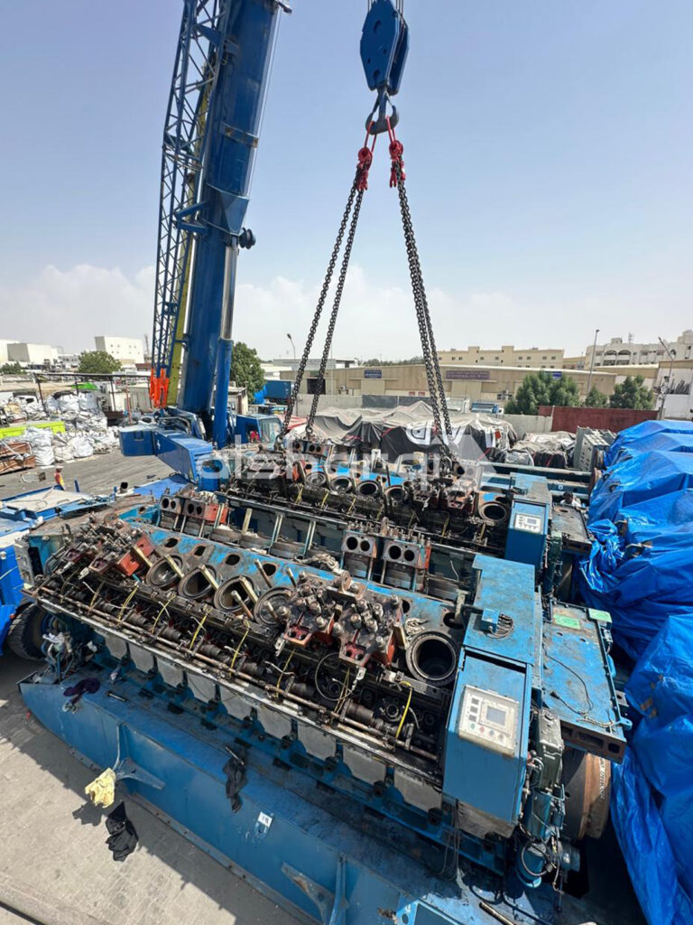 diesel engine units to Kobe Port